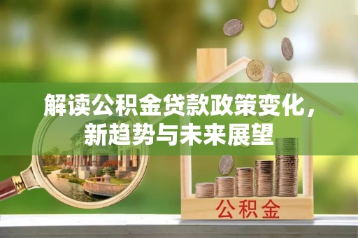 乃东解读公积金贷款政策变化，新趋势与未来展望